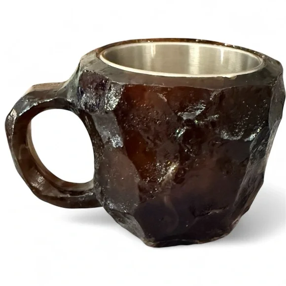 Geode Crystal Coffee Mug with Stainless Steel Interior - Picture 1 of 5
